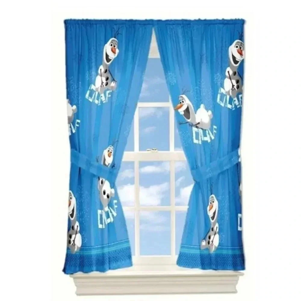 Disney Frozen Window Panels Curtain 82 x 63 NWT